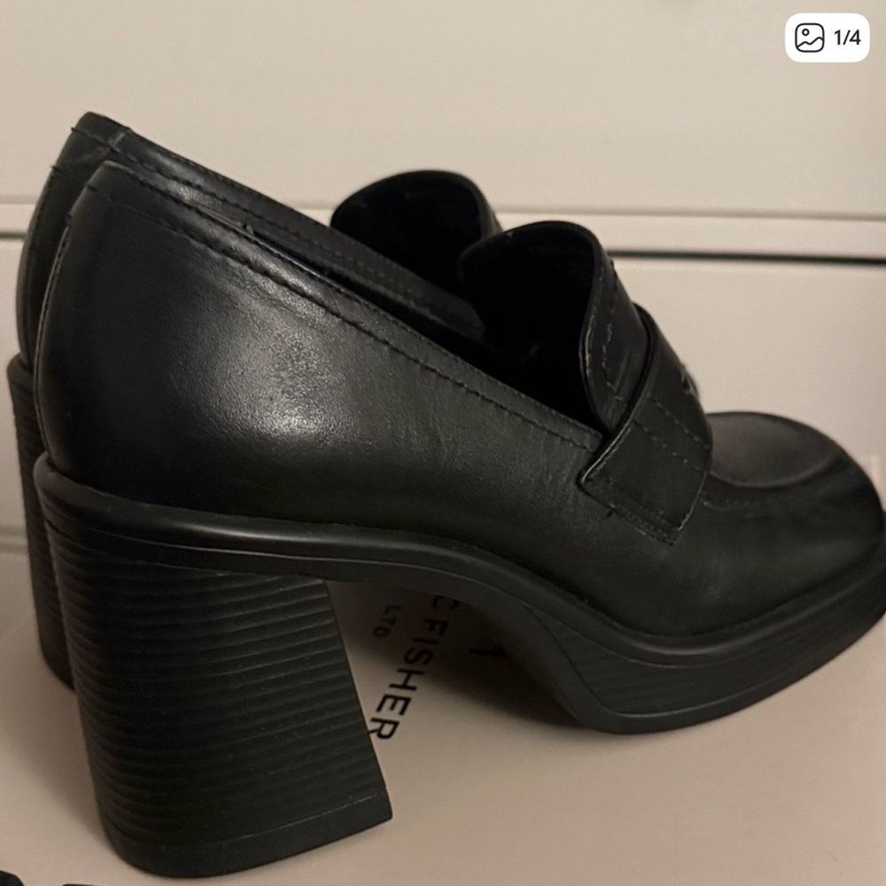 Steve Madden Women's Black Leather Loafers